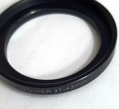 37-43mm Step-Up Adapter Metal Ring 37mm-43mm 37-43 Stepping Step up 37mm-43 - Image 1 of 4