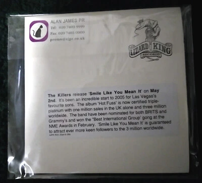 The Killers - Smile Like You Mean It (Radio Edit) - Lizard King, Demo - 2005 - Изображение 1 из 4