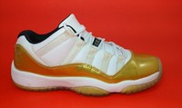 white and gold 11s