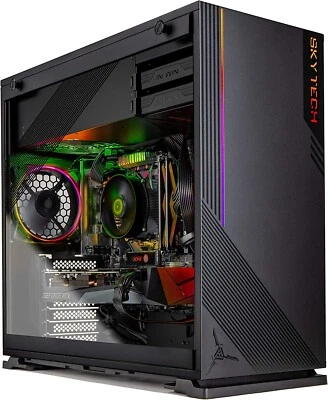 PC de escritorio para juegos Skytech Azure - AMD Ryzen 5 3600 3,6 GHz, RTX 3070 8 GB + 2 años prot Foto 1 de 4