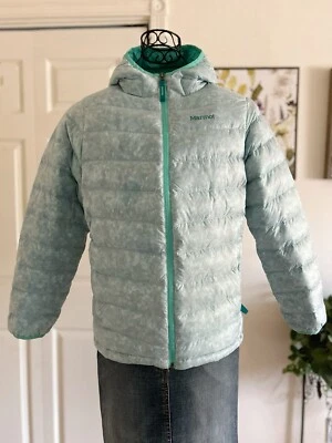 Marmot Green Orchid Nika Hoody Fill 550 Down Jacket US Girls XL /Women’s S - Image 1 of 4