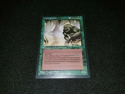 MTG 1x Revised green rare LP German FBB Force of Nature - ships w/ tracking - Image 1 of 2