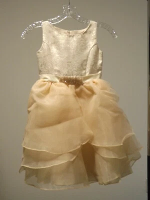 GIRLS HOLIDAY DRESS NEVER WORN - NEW W/TAGS SIZE 7 - "BLUSH BY US ANGELS" BRAND - Image 1 of 4