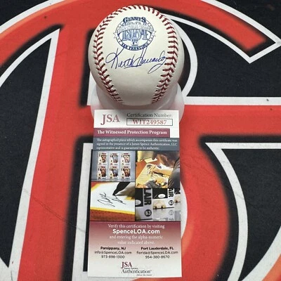 Keith Hernandez NY Mets Signed 1984 All Star Game Logo Baseball Autographed JSA - Image 1 of 4