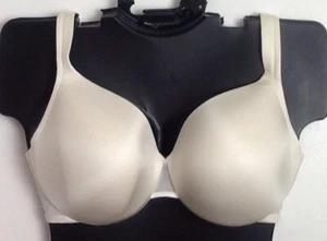 Full Coverage IVORY Satin Cacique Lane Bryant Plus Size Bra New NWOT - Picture 1 of 12