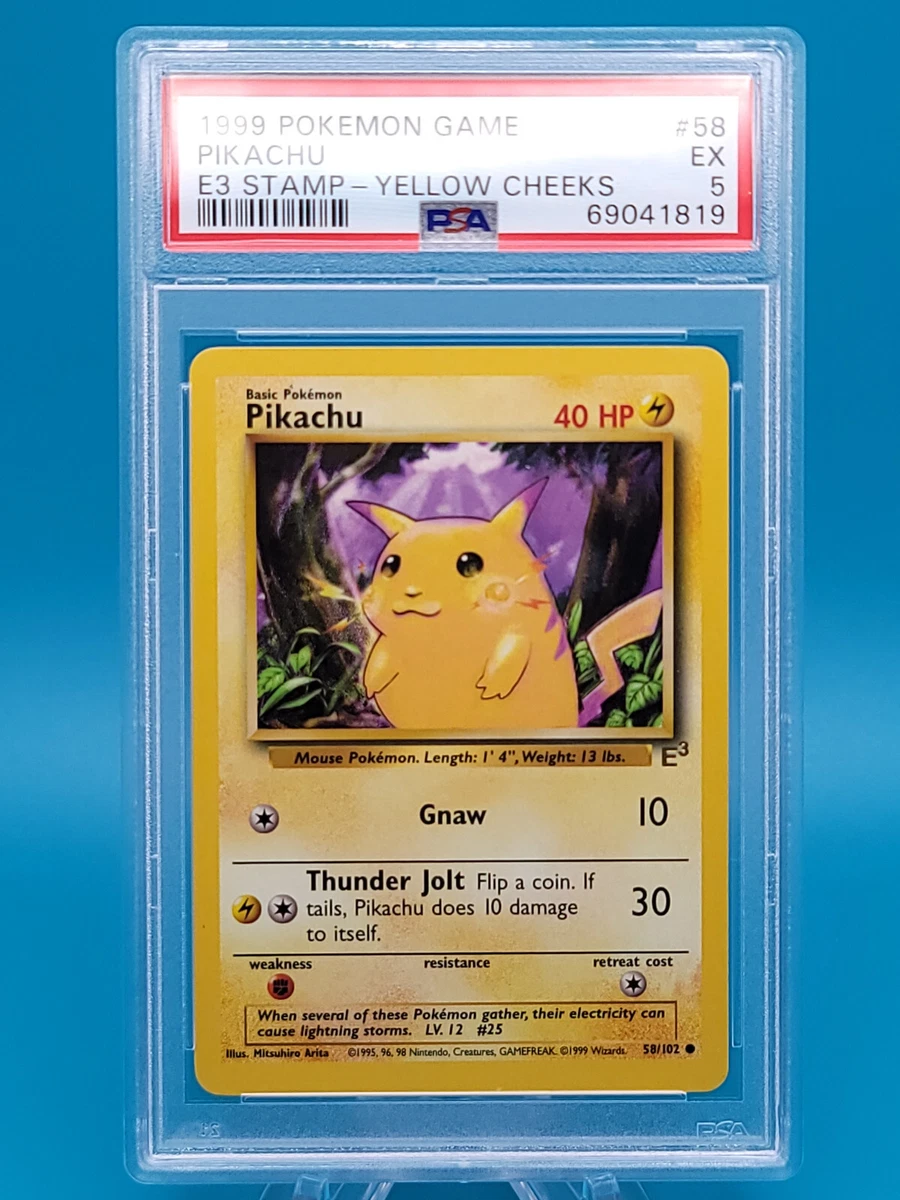 ポケモンカードゲーム 1999 Pikachu Yellow Cheeks 1ed PSA5 Pokemon