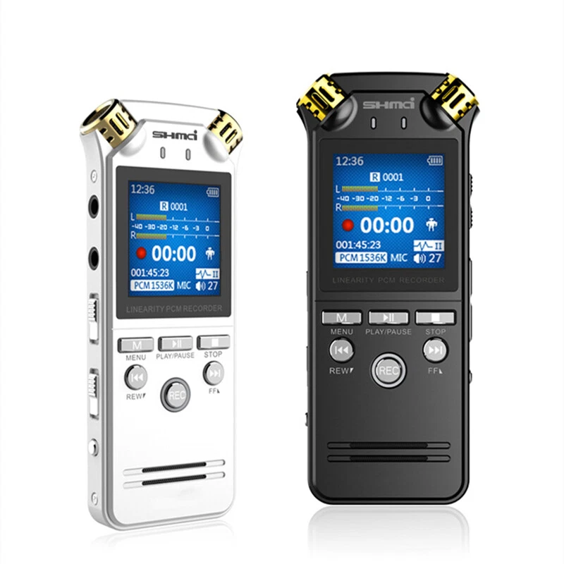 Shmci D50 Professional voice-activated audio recorder 1536KBPS stereo Dictaphone - Image 1 of 4