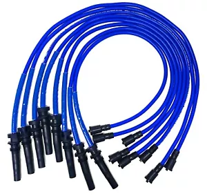300 Magnum 5.7L 2005 High Performance 10 mm Blue Spark Plug Wire Set 58385B - Picture 1 of 2