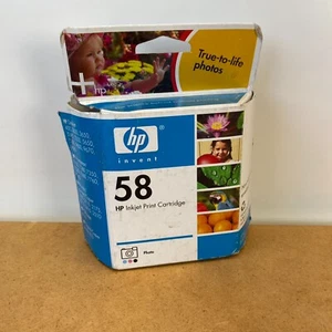 Official OEM Genuine HP 58 Inkjet Ink Print Cartridge New EXP FAST - Picture 1 of 5