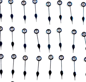 50 blaue Stahl Spaten Uhrzeiger 10 mm Steampunk Kunst Uhrmacher Reparatur Posten Teil - Bild 1 von 7