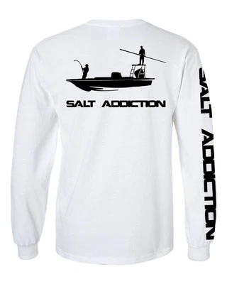 Salt Addiction long sleeve saltwater flats fishing t shirt bonefish permit life