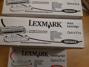 Lexmark Toner Set 2 x 10E0043 und 1 x 10E0044 - Bild 1 von 3