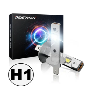 2x Mini H1 CSP LED Headlight Bulb High Low Beams White Lamp 6000K 26000LM 120W - Picture 1 of 11