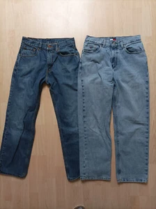 2 Herren Jeans - Tommy Hilfiger + Levi Strauss 569 - blau - W29 L 30 - Bild 1 von 11