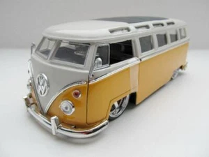Volkswagen VW T1 Samba Bus De Jada En 1:24 Amarillo Blanco 91693 Original Nuevo - Imagen 1 de 3