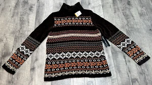 Suéter Diseñadores Original Otoño Crochet Mujer Pequeño Cuello Alto Suave Boho NUEVO - Imagen 1 de 12