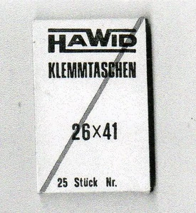 25 Protectors Hawid Of 26x41 Negros. (CM-315) - Picture 1 of 1