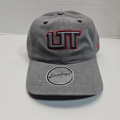 Utah Tech Trailblazers Cap Hat Grey Adjustable Baseball Zephyr - Image 1 of 4