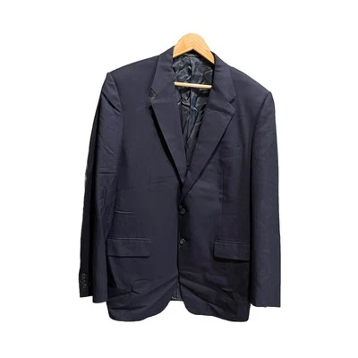 Blazer Corneliani Azul Marino Super100's Extrafino Lana Merino Virgen Para Hombre Talla 54/L Foto 1 de 4