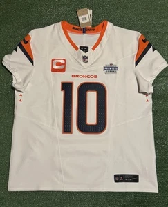 Camiseta deportiva auténtica Rookie Bo Nix Denver Broncos Nike Vapor FUSE Elite talla 48/XL - Imagen 1 de 17