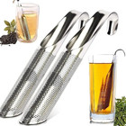 1pc Stainless Steel Pipe Design Tea Infuser Long Handle Loose Leaf Brewer - NEW