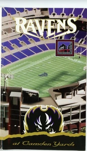 Ravens Baltimore Camden Yards Football 1998 Inaugural Year Brochure Ray Lewis - Picture 1 of 13