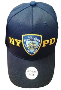 NYPD Boys Baseball Hat New York Police Department Navy One Size Junior Kids - Picture 1 of 3