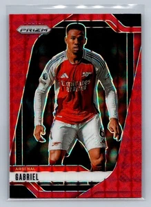 2024-25 Panini Prizm Premier League - Gabriel #33 Red Mosaic Prizm - Bild 1 von 2