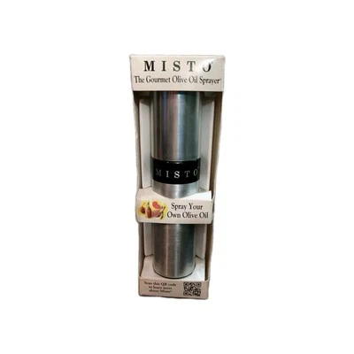 NEW MISTO The Gourmet Olive Oil Pump Sprayer brushed stainless - Image 1 of 4