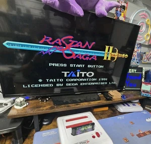 Rastan Saga II (Sega Genesis, 1990) - Carrito de juego solamente - En realidad probado - Imagen 1 de 19