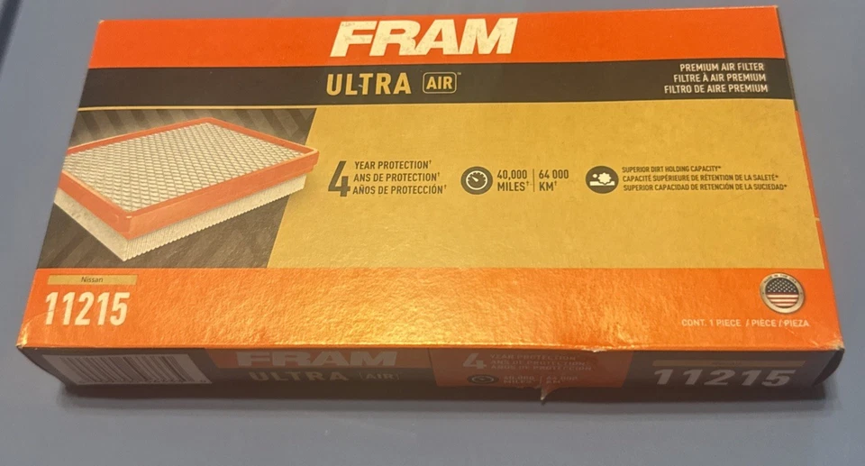 Filtro de ar FRAM 11215 Ultra Premium 40.000 milhas compatível com veículos Nissan - Imagem 1 de 4