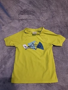 Floatimini Rash Guard Yellow Kids Size 6 - Picture 1 of 4