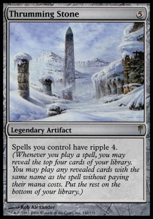 MTG English Thrumming Stone NM Normal Coldsnap - Image 1 of 1