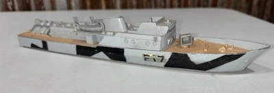 Vintage Dinky 671 Vosper Mark 1 Corvette . Modified with missiles. Made in UK. - Image 1 of 4