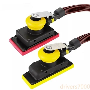 Levigatrice pneumatica quadrata doppia azione con carte vetrate levigatrice orbitale casuale ad aria - Foto 1 di 9