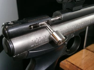 ALCHEMY Custom Stainless Steel Drum / Cylinder Handle for Crosman 2240 2250 1322 1377