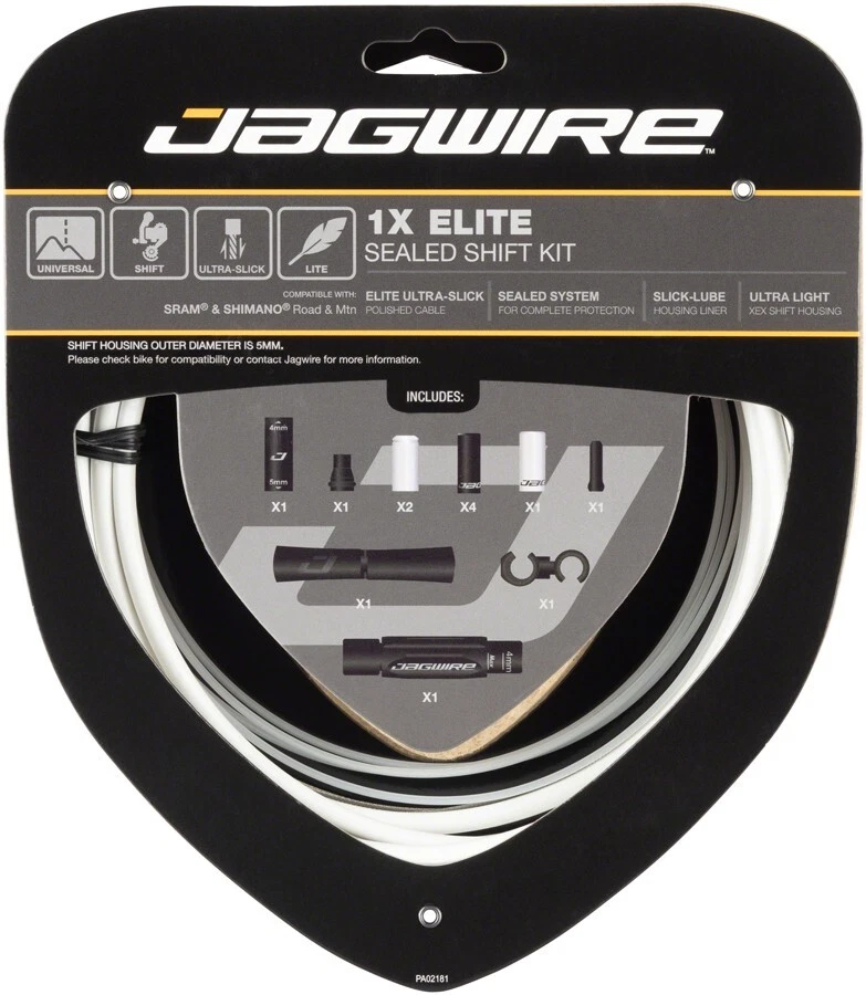Jagwire 1x Elite Shift Cable Kit Sram/shimano With Polished Ultra-slick C