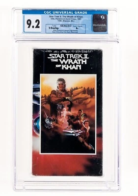 SEALED/NEW!! Star Trek II: The Wrath of Khan CGC Graded 9.2 VHS ⭐️⭐️⭐️⭐️ 1991 - Image 1 of 4