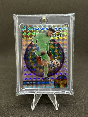 Ederson 2021 Panini Mosaic EPL Stained Glass  Case Hit Manchester City Brazil - Image 1 of 2
