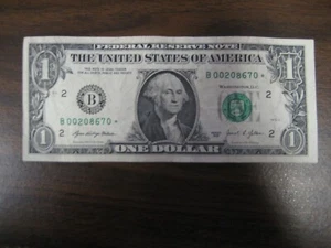 2021 Series Dollar Star Note # B00208670* (2046) - Picture 1 of 2