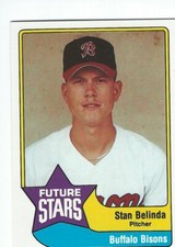 1989 CMC AAA Future Stars #13 Stan Belinda Buffalo Bisons Baseball Card