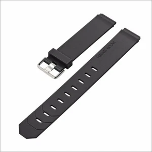 JACOB JENSEN Uhrband watch strap original Kautschuk schwarz 19 mm Einschubband P - Picture 1 of 1