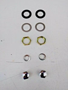 Mercedes W113 W111 230SL, 250SL, 280SL chrome wiper nuts and hardware 0008241172 - Picture 1 of 1