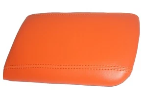 Fits 04-08 Mazda RX-8 Real Leather REAR Center Console Lid Cover Orage - Bild 1 von 5