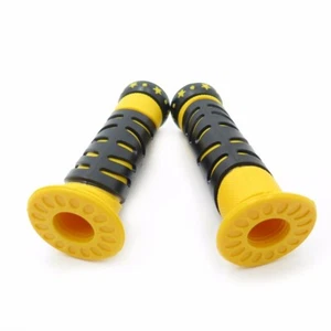 One Pair 7/8"Comfort Gel Hand Grips Yellow For Honda CBF1000 06-10 CBF600 10-12 - Picture 1 of 7