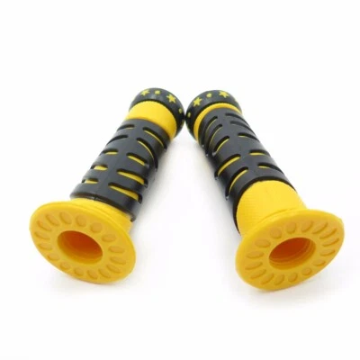 Un par de empuñaduras de gel confort de 7/8" amarillas para Honda CBF1000 06-10 CBF600 10-12 Foto 1 de 4