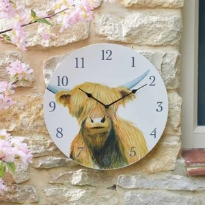 Smart Garden Highland Wall Clock 30cm Indoor Or Outdoor Use Weather Resistant - Picture 1 of 2