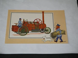 HERGE CHROMOS TINTIN VOIR ET SAVOIR AUTOMOBILE ORIGINE A 1900 SÉRIE 8 N°21 - Picture 1 of 1