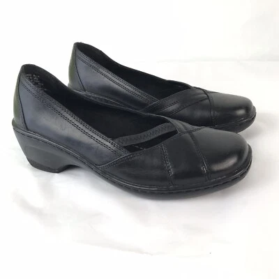MUJER CROFT & BARROW Aubrie NEGRO Mocasines Talla 6.5 ZAPATOS SIN CORDONES (ssmi) Foto 1 de 4