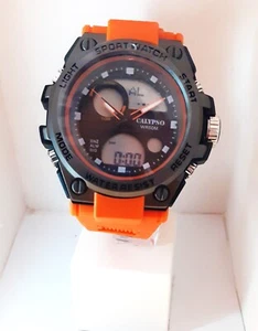 Orologio Uomo Calypso K5854/2 Analogico E Digitale Con Cinturino Arancio - Foto 1 di 4